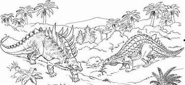 恐龙简笔画图片大全大图,简笔画中的史前巨兽风采