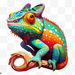 变色龙图片,自然界的变色魔术师